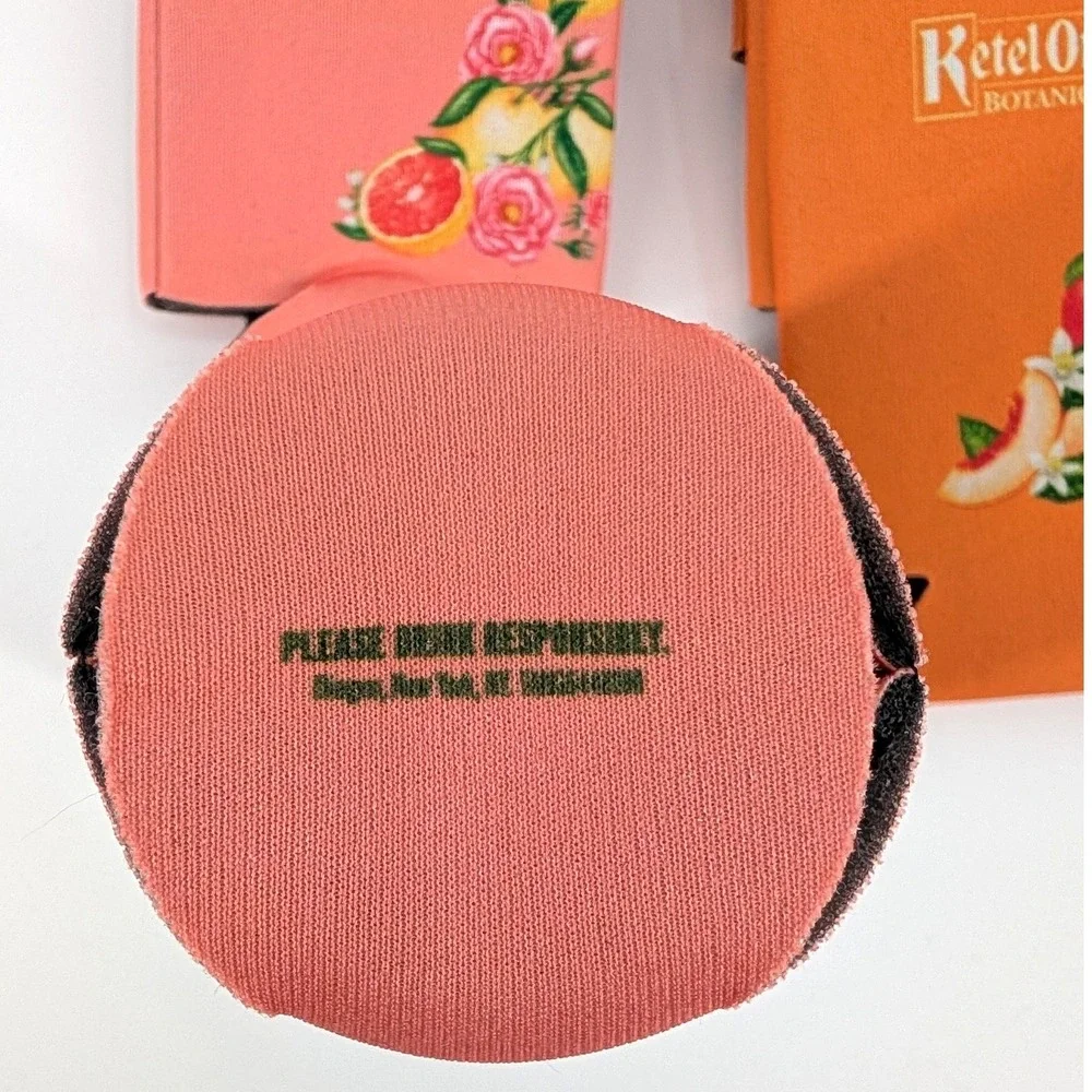 Ketel One Botanical Koozie‎ Set 15pc Neoprene Slim Can Insulators Floral Multi